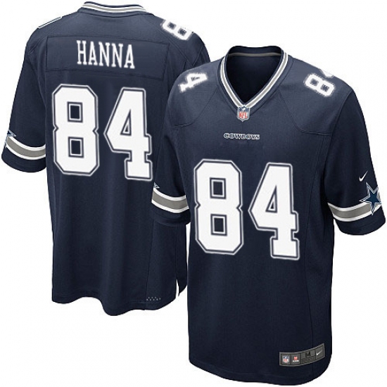 Men's Nike Dallas Cowboys #84 James Hanna Game Navy Blue Team Color NFL Jersey - Ujersey