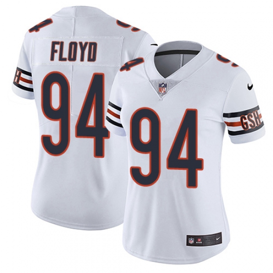 Women's Nike Chicago Bears #94 Leonard Floyd White Vapor Untouchable Limited Player NFL Jersey - Ujersey