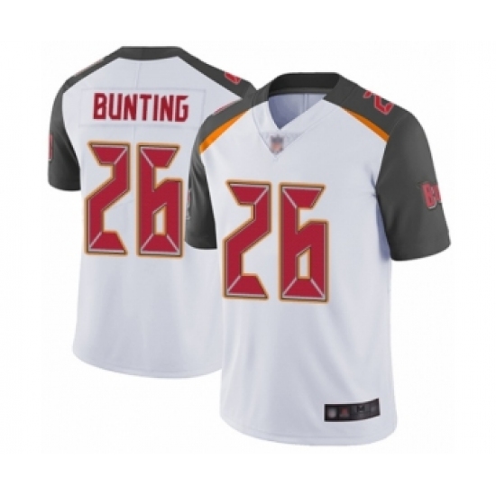 Men's Tampa Bay Buccaneers #26 Sean Bunting White Vapor Untouchable Limited Player Football Jersey - Ujersey