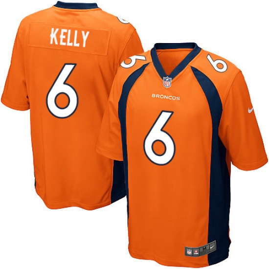 Men's Nike Denver Broncos #6 Chad Kelly Game Orange Team Color NFL Jersey - Ujersey