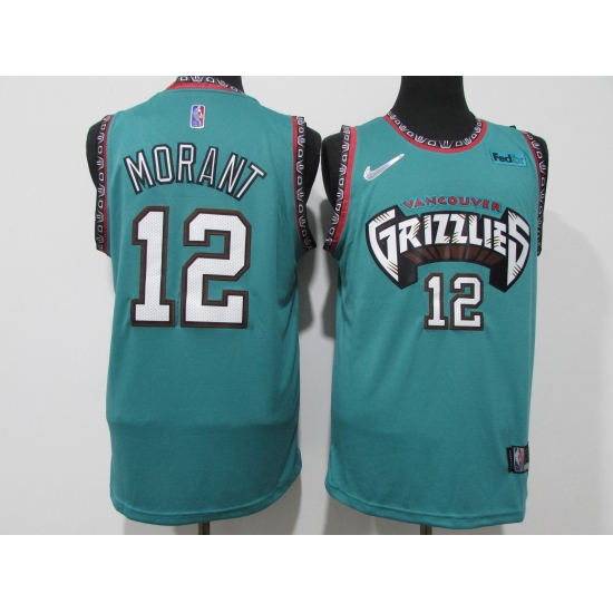 Men's Memphis Grizzlies #12 Ja Morant Blue Swingman Stitched Basketball Jersey - Ujersey