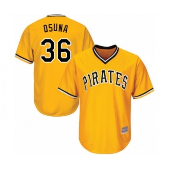 Youth Pittsburgh Pirates #36 Jose Osuna Authentic Gold Alternate Cool Base Baseball Player Jersey - Ujersey