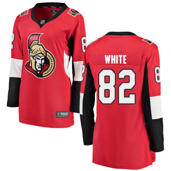 Women's Ottawa Senators #82 Colin White Fanatics Branded Red Home Breakaway NHL Jersey - Ujersey