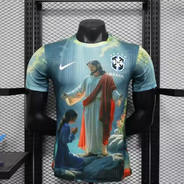 Brazil Soccer Jersey Jesus Special Edition Shirt 2025 - Ujersey NHL