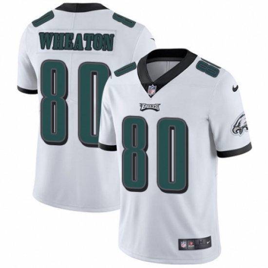 Youth Nike Philadelphia Eagles #80 Markus Wheaton White Vapor Untouchable Limited Player NFL Jersey - Ujersey