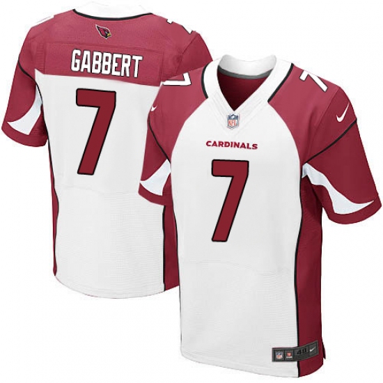 Men's Nike Arizona Cardinals #7 Blaine Gabbert Elite White NFL Jersey - Ujersey