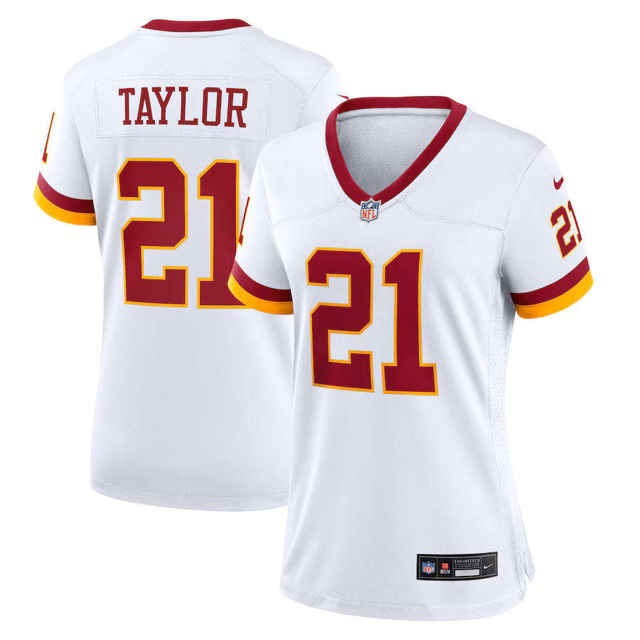 Women's Washington Commanders Sean Taylor Nike White Game Super Bowl Era Jersey - Ujersey