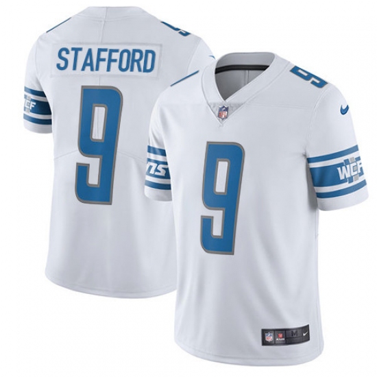 Men's Nike Detroit Lions #9 Matthew Stafford Elite White NFL Jersey - Ujersey