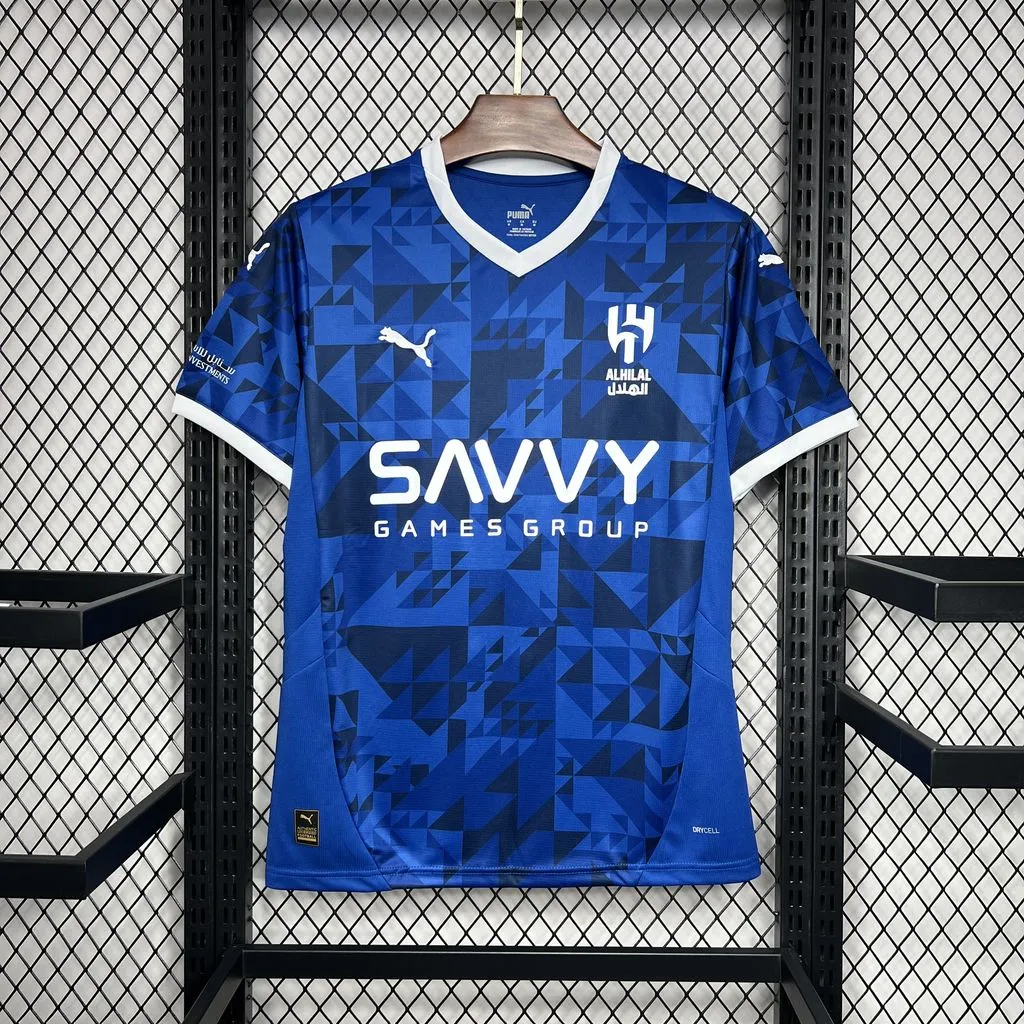 Al Hilal SFC Soccer Jersey Home Custom Shirt 2024/25 - ujerseystore