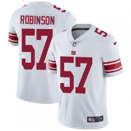 Youth Nike New York Giants #57 Keenan Robinson White Vapor Untouchable Limited Player NFL Jersey - Ujersey