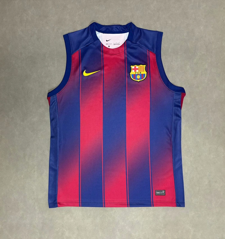Barcelona Home Soccer Jersey Custom Vest 2025/26