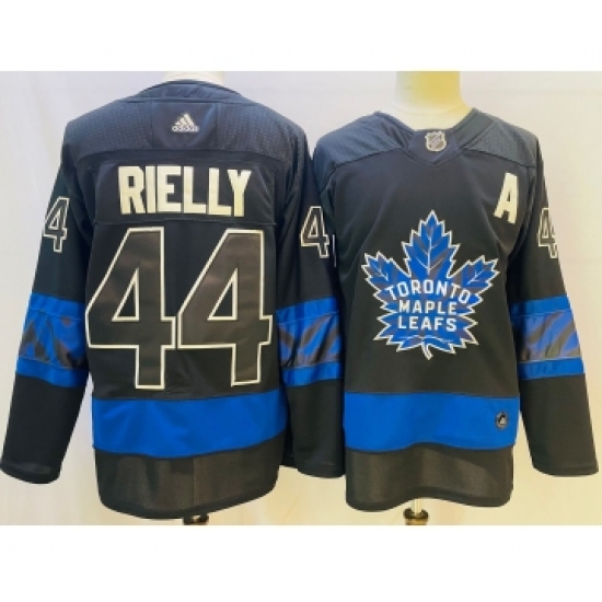 Men's Toronto Maple Leafs #44 Morgan Rielly Black X Drew House Inside Out Stitched Jersey - Ujersey