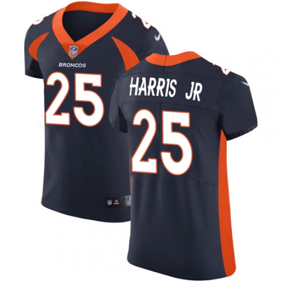 Men's Nike Denver Broncos #25 Chris Harris Jr Navy Blue Alternate Vapor Untouchable Elite Player NFL Jersey - Ujersey