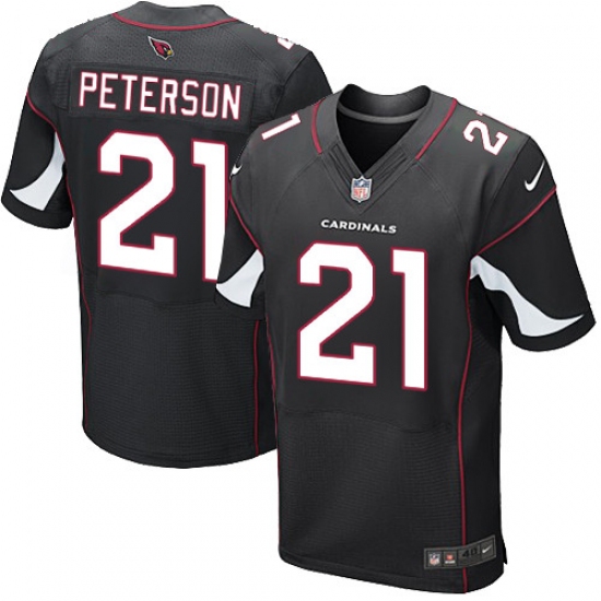 Men's Nike Arizona Cardinals #21 Patrick Peterson Elite Black Alternate NFL Jersey - Ujersey