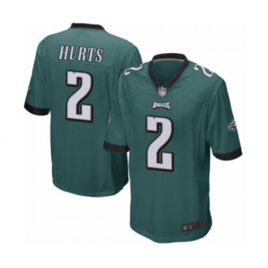 Philadelphia Eagles #2 Jalen Hurts Game Midnight Green Team Color Football Jersey - Ujersey