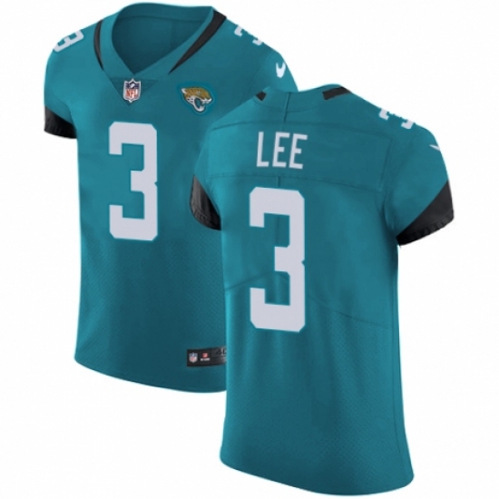 Men's Nike Jacksonville Jaguars #3 Tanner Lee Black Alternate Vapor Untouchable Elite Player NFL Jersey - Ujersey
