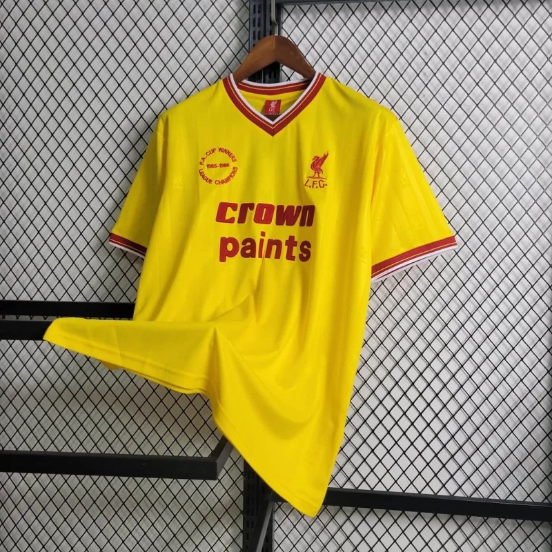 Liverpool Retro Football Jersey Away Custom Shirt 1981-84 - Ujersey NHL