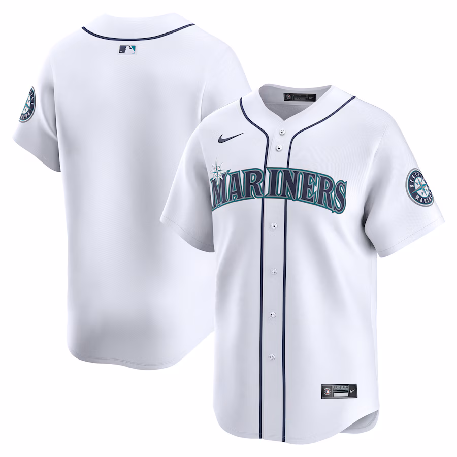 Youth Seattle Mariners Nike White Home Limited Jersey - Ujersey NHL