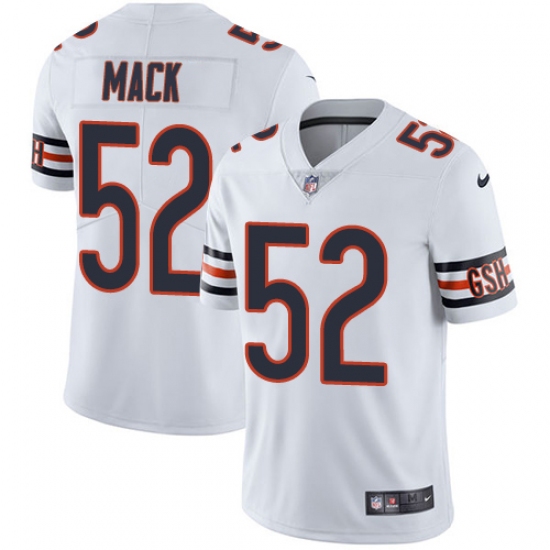 Youth Nike Chicago Bears #52 Khalil Mack White Vapor Untouchable Limited Player NFL Jersey - Ujersey