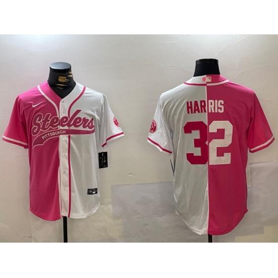Men's Pittsburgh Steelers #32 Franco Harris 2024 Arctic Red White Salute To Service Stitched Baseball Jerseys - Ujersey