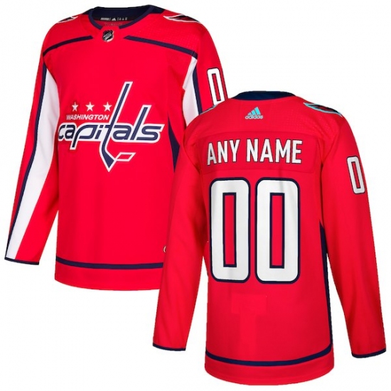 Women's Washington Capitals adidas Red Authentic Custom Jersey - Ujersey