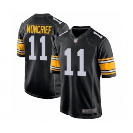 Men's Pittsburgh Steelers #11 Donte Moncrief Game Black Alternate Football Jersey - Ujersey