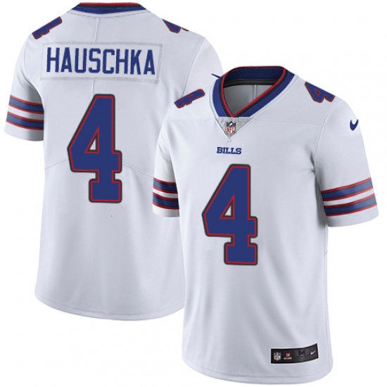 Men's Nike Buffalo Bills #4 Stephen Hauschka White Vapor Untouchable Limited Player NFL Jersey - Ujersey