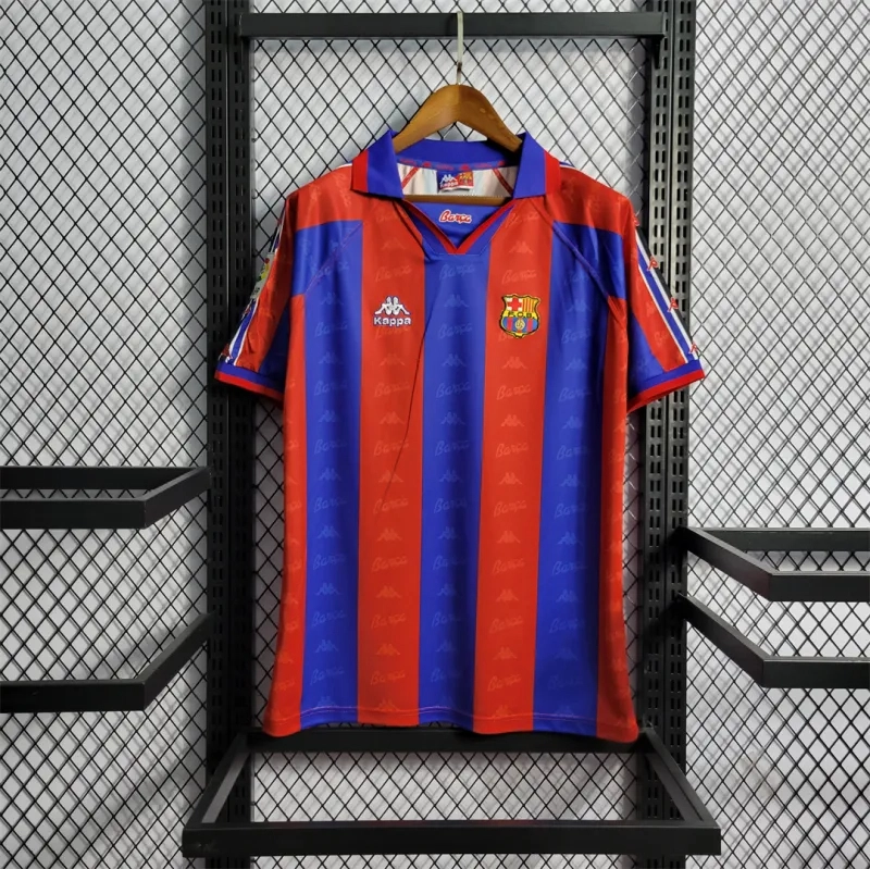 Barcelona Retro Jersey Home Soccer Shirt 1996-97 - U-jersey