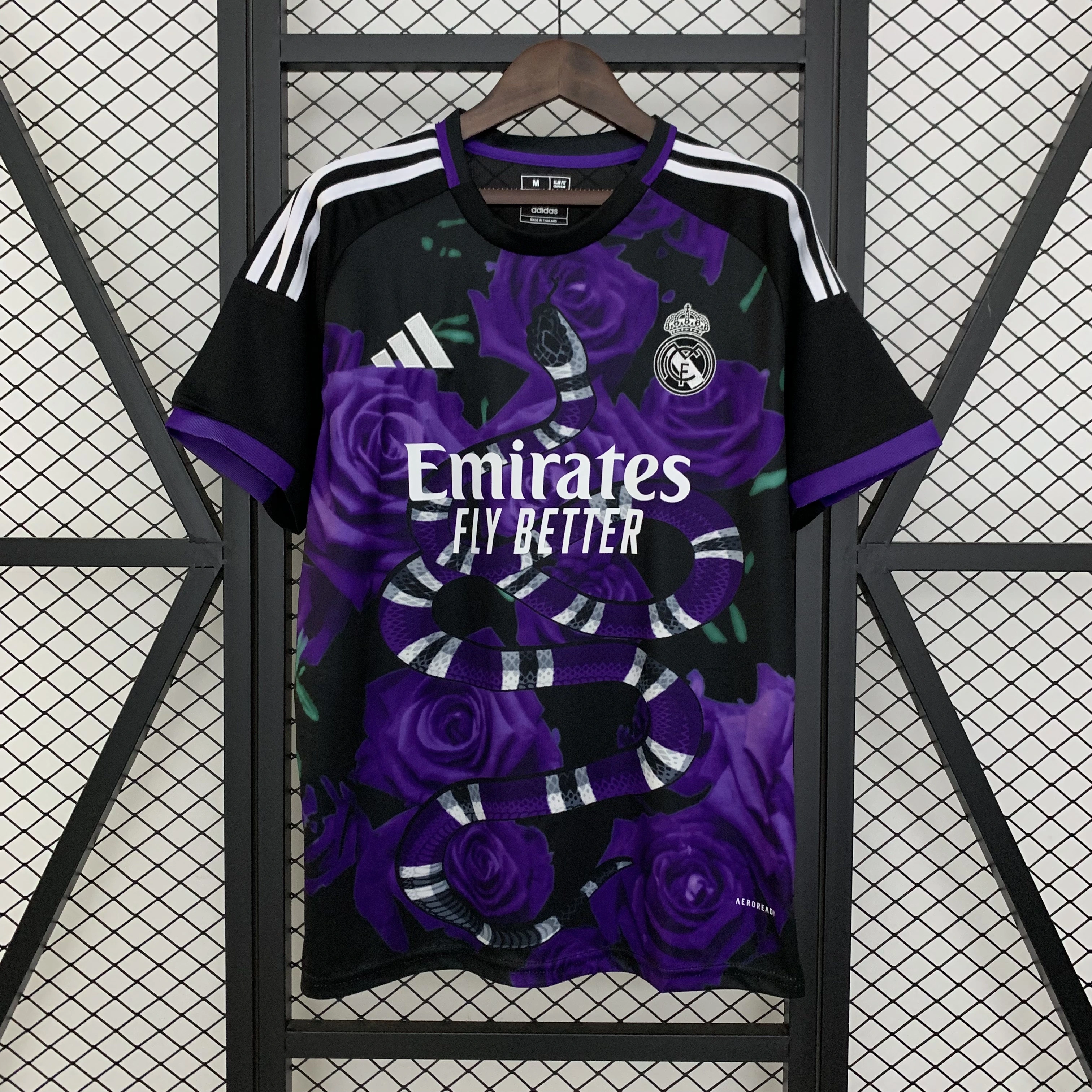 Real Madrid Soccer Jersey Rose & Snake Special Edition Custom Shirt 2025/26 - SUjersey01