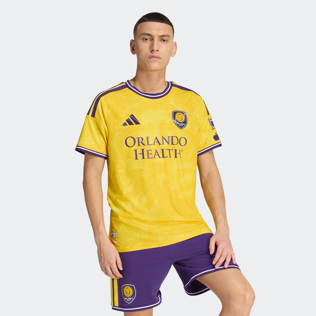 Men's Orlando City SC adidas Gold 2026 Sunken Treasure Kit On-Field Authentic Patch Jersey - Ujersey