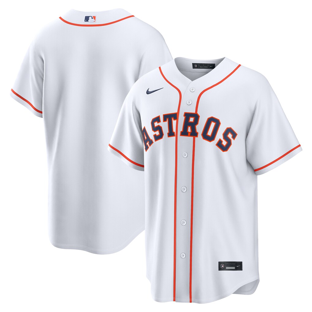 Men's Houston Astros  Nike White Home Replica Jersey - ujerseystore