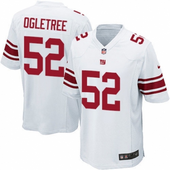 Men's Nike New York Giants #52 Alec Ogletree Game White NFL Jersey - Ujersey