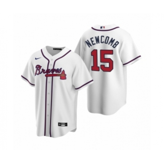 Youth Atlanta Braves #15 Sean Newcomb Nike White 2020 Replica Home Jersey - Ujersey