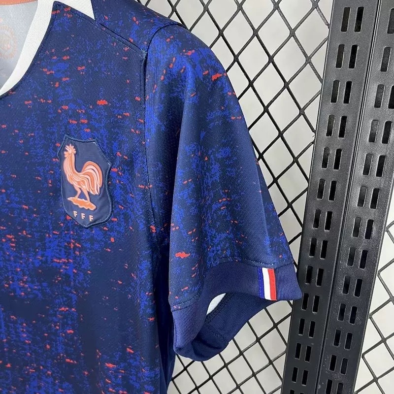 France Soccer Jersey Home Custom Shirt 2025 - ujerseystore