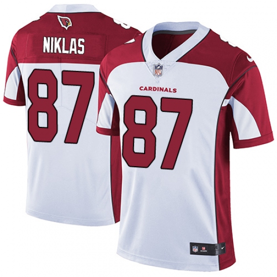 Youth Nike Arizona Cardinals #87 Troy Niklas White Vapor Untouchable Limited Player NFL Jersey - Ujersey
