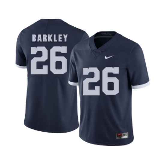 Penn State Nittany Lions 26 Saquon Barkley Navy College Football Jersey - Ujersey
