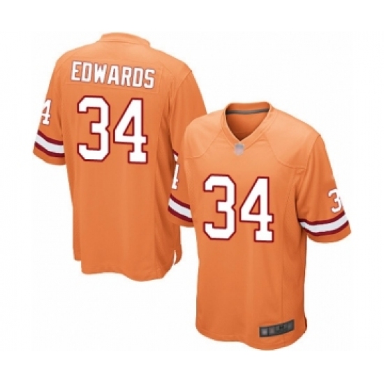 Youth Tampa Bay Buccaneers #34 Mike Edwards Limited Orange Glaze Alternate Football Jersey - Ujersey