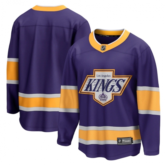 Men's Los Angeles Kings Fanatics Branded Blank Purple 2020-21 Special Edition Breakaway Jersey - Ujersey