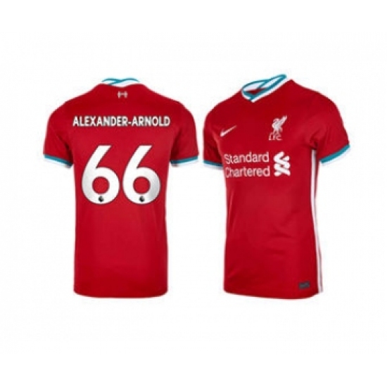 Men's Liverpool #66 Trent Alexander 2020-21 Soccer Jersey