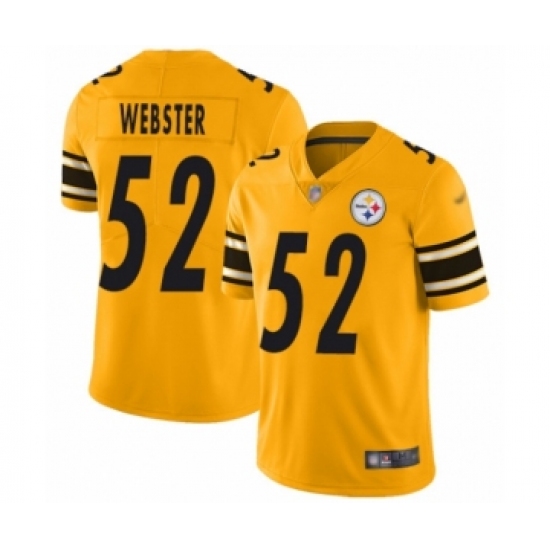 Youth Pittsburgh Steelers #52 Mike Webster Limited Gold Inverted Legend Football Jersey - Ujersey
