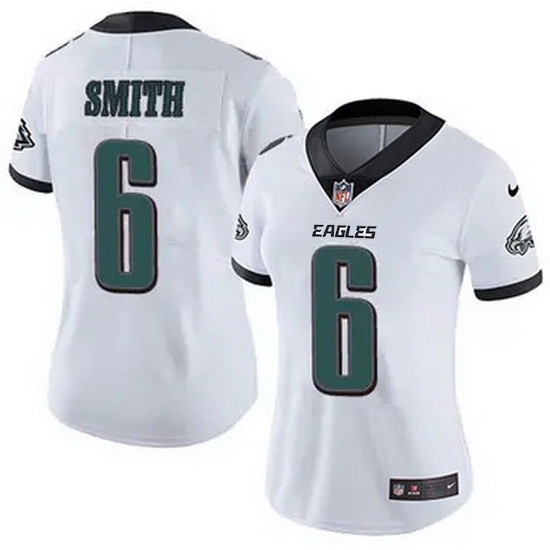 Women Philadelphia Eagles #6 DeVonta Smith White F U S E Stitched NFL Jersey - Ujersey