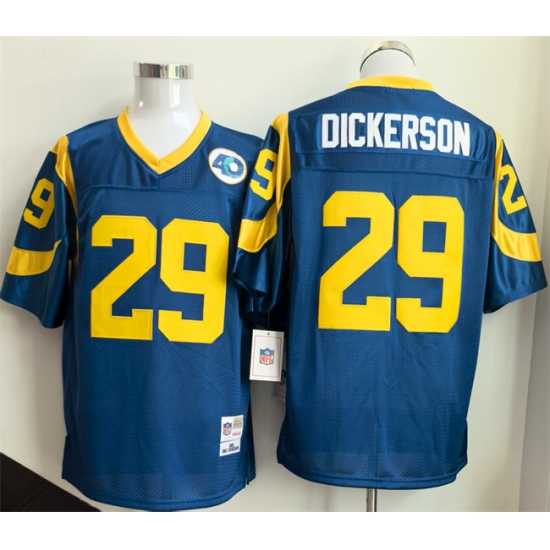 Men's Los Angeles Rams #29 Eric Dickerson Royal Throwback Football Stitched Jersey - Ujersey