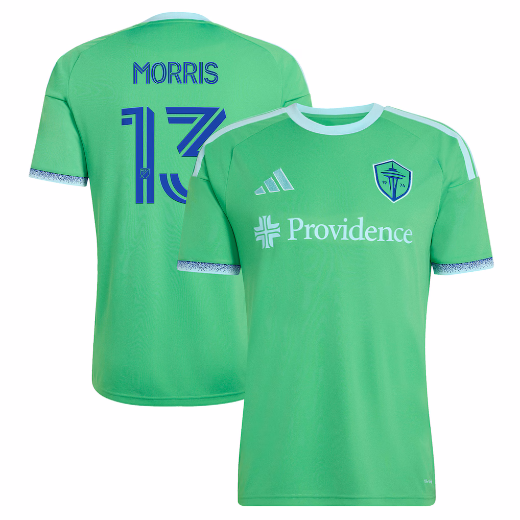 Men's Seattle Sounders FC Jordan Morris Rave Green 2026 The Evergreen State Kit Replica Jersey - Ujersey NHL