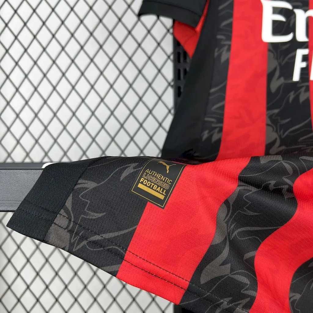 AC Milan Soccer Jersey Home Custom Shirt 2025/26 - Ujersey Shop