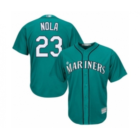 Youth Seattle Mariners #23 Austin Nola Authentic Teal Green Alternate Cool Base Baseball Player Jersey - Ujersey