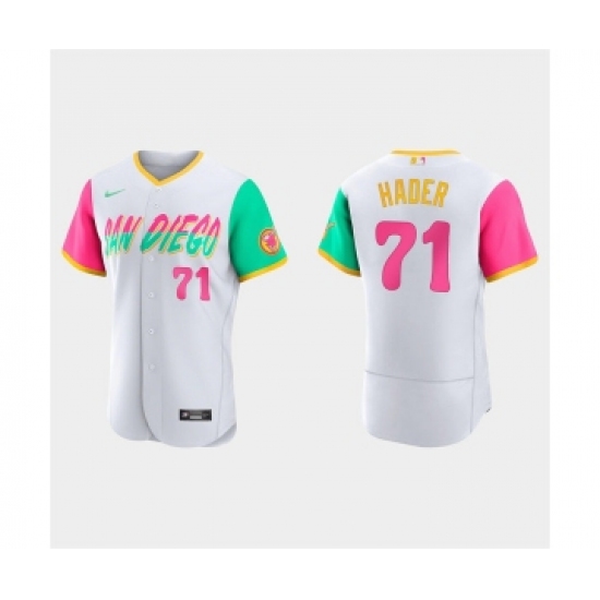 Mens San Diego Padres #71 Josh Hader White 2022 City Connect Jersey - Ujersey