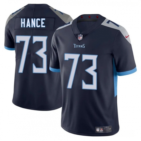 Men's Tennessee Titans #73 Blake Hance Navy 2025 Vapor Limited Football Stitched Jersey - Ujersey