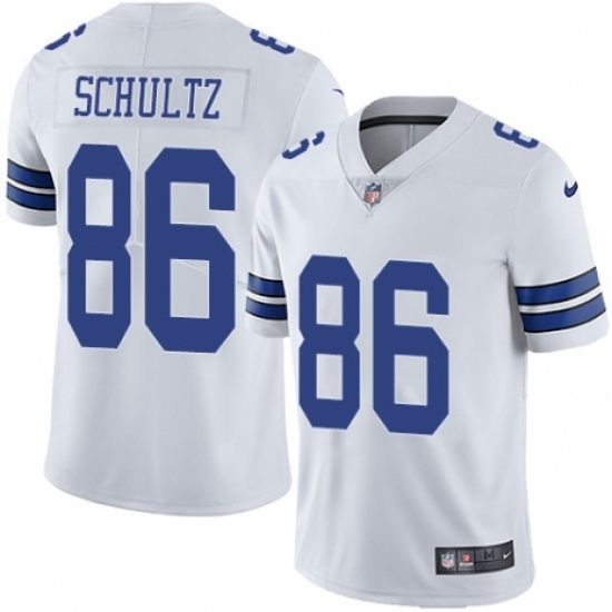 Youth Nike Dallas Cowboys #86 Dalton Schultz White Vapor Untouchable Limited Player NFL Jersey - Ujersey