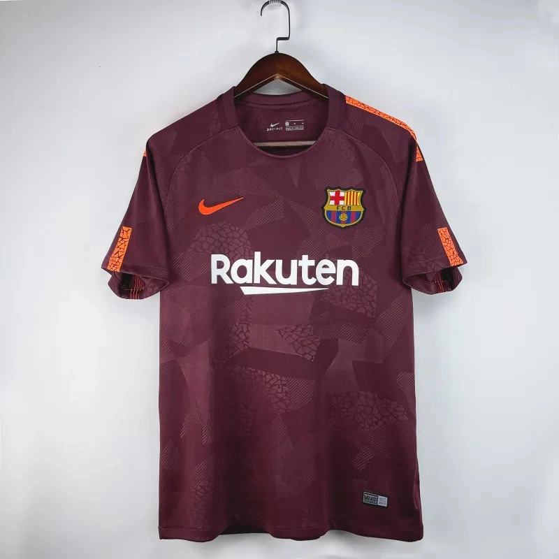 Barcelona Retro Jersey Third Away Soccer Shirt 2017-18 - Ujersey NHL
