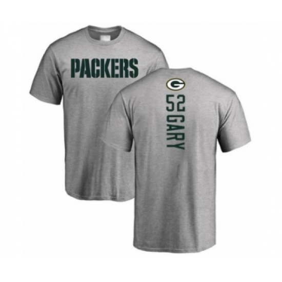 Football Green Bay Packers #52 Rashan Gary Ash Backer T-Shirt - Ujersey